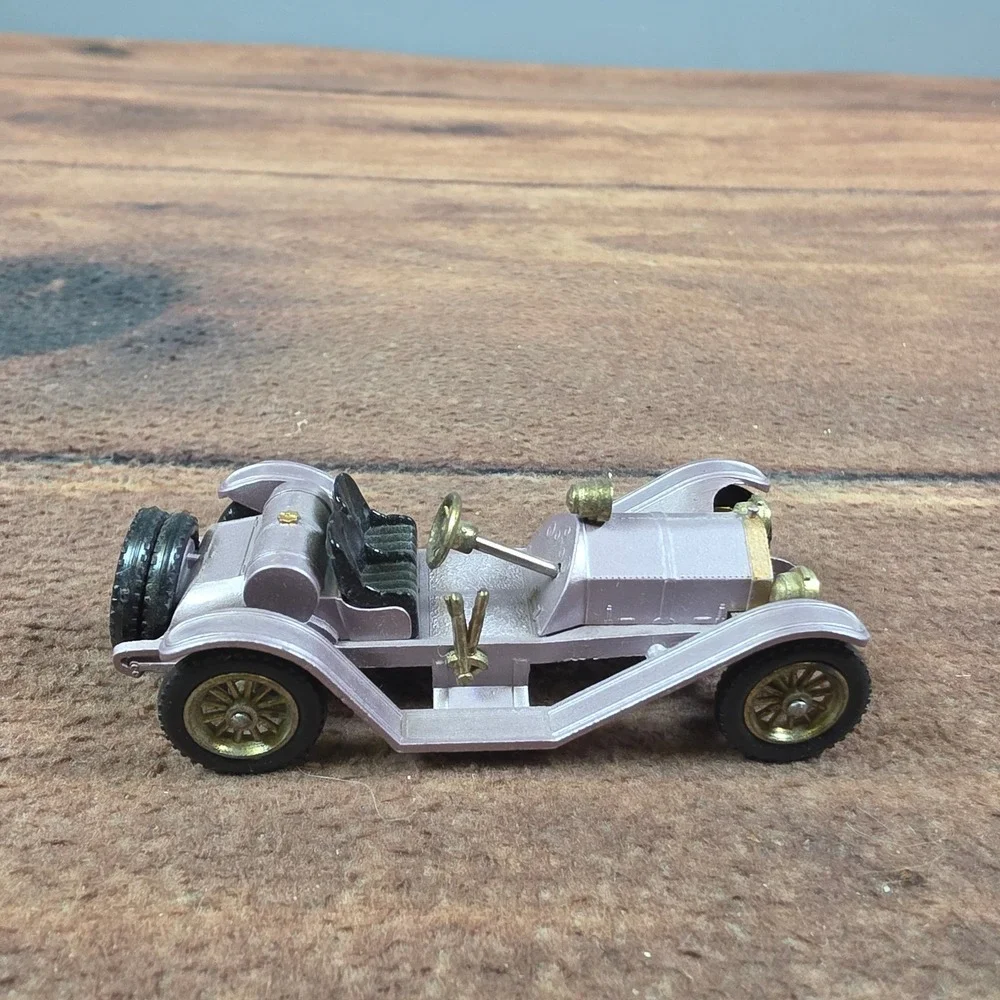 Matchbox Mercer 1913 Raceabout Toy Car OS Pink Good Diecast Lesney No 7 Boxed